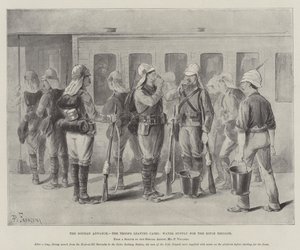 De Soedan-opmars, de troepen verlaten Caïro, watervoorziening voor de Rifle Brigade